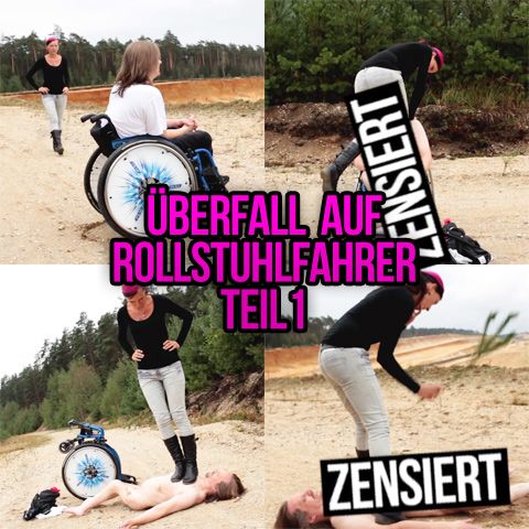 Überfall auf Rollifahrer Teil1