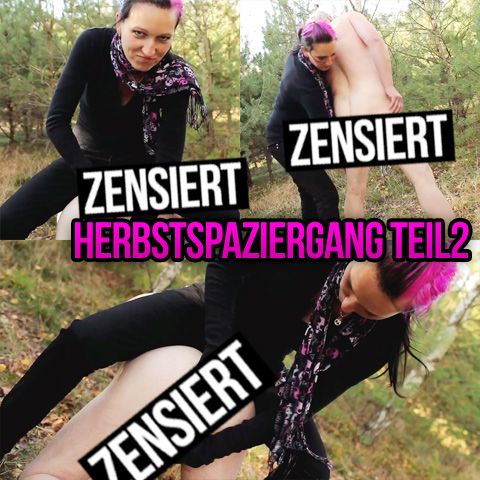 Lady-Estelle's Porno Video: Herbstspaziergang Teil2