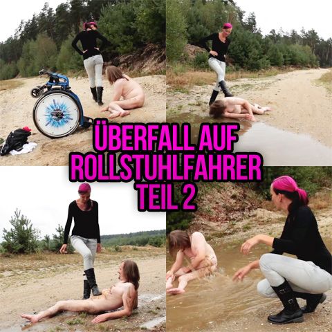 Lady-Estelle's Porno Video: Überfall auf Rollifahrer Teil2