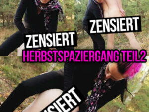 Lady Estelle Porno Video: Herbstspaziergang Teil2
